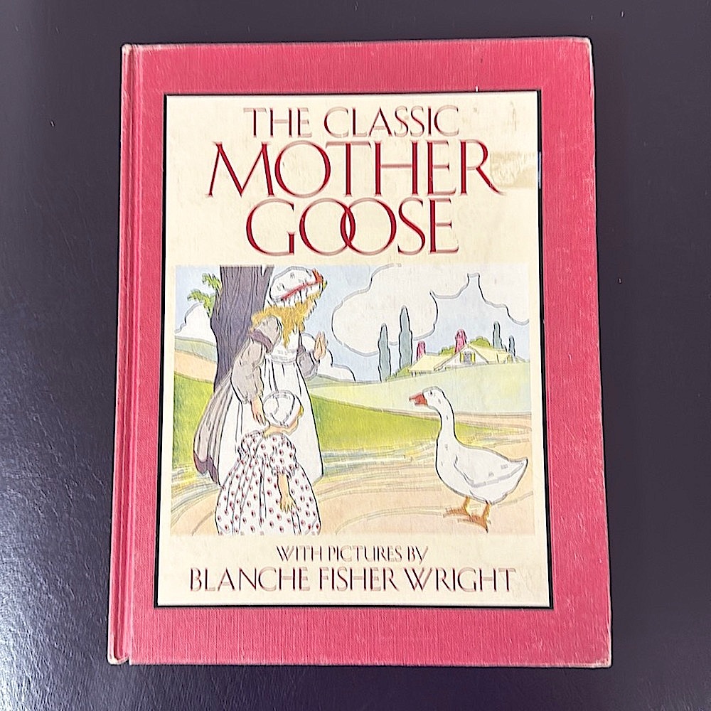 VINTAGE MOTHER GOOSE NURSERY RHYMES BOOK
